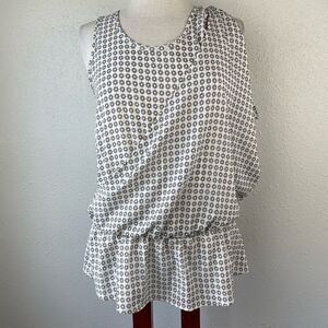 Cherish Sleeveless Blouse Top Size L EUC